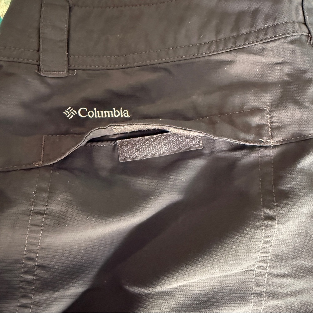 Columbia Gray Omni-Wick Performance Shorts Cargo Hiking Multi Pocket Activewear - Picture 3 of 11